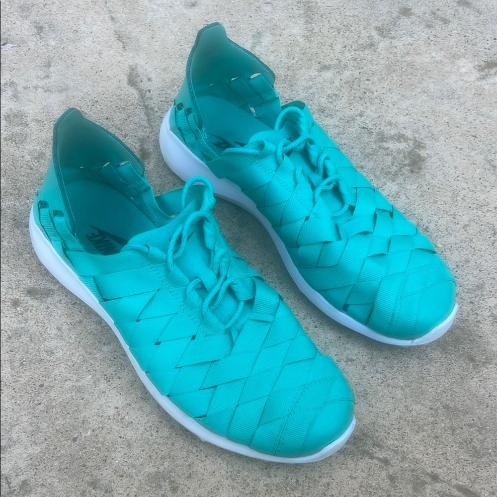 Nike Juvenate Weave Turquoise Women's Casual Woven Sneakers Size 9